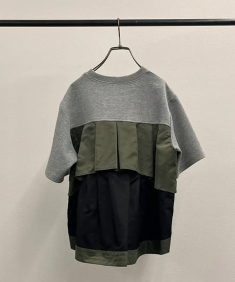 【R2501-BFC774】Tukc half sleeve pullover (1740897)