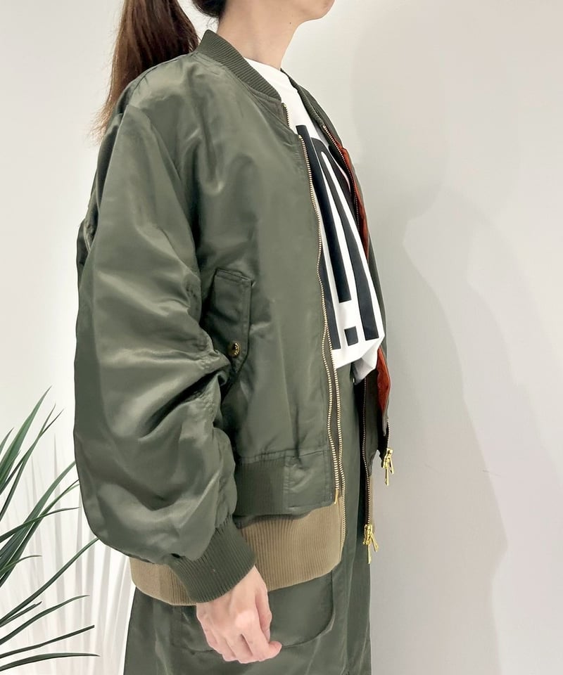 今市隆二　rily ma1 R2403-DMA679】Shoulder MA-1 (1740797) | RISLEY