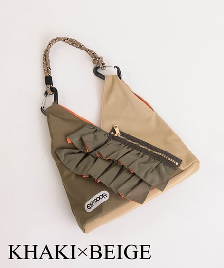 【R2403-TMB29】Triangle ｍini bag with frills (1740825)