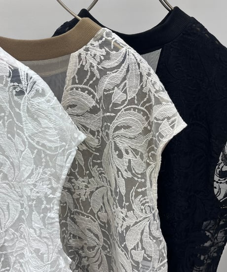 【R2601-RRB920】 Lace pullover (1741050）
