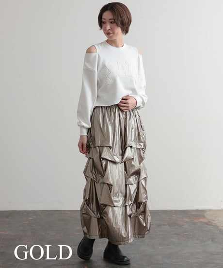 【R2403-MTS669】Metallic skirt (1740810)