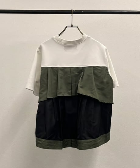 【R2501-BFC774】Tukc half sleeve pullover (1740897)