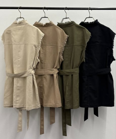 【R2501-SJK808】Sleeveless jacket (1740924)
