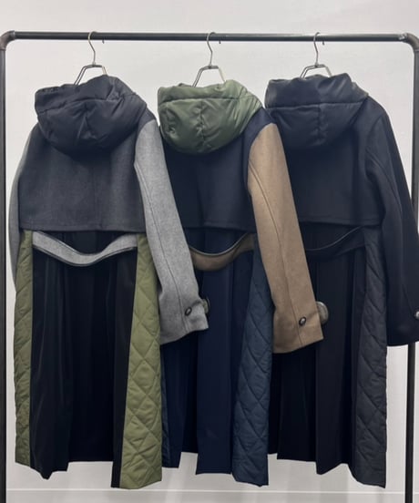 【R2503-QLT898】 Quilted long coat（1680060）