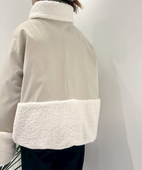 【R2503-RBB856】 Reversible boa blouson（1680056）