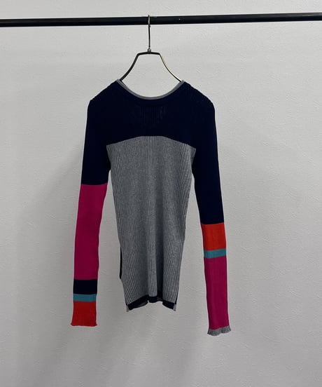 【R2601-BNT918】 Bicolor 2 way knit（1741035）