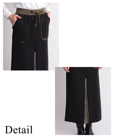 【R2401-MSK585】Front zip tight skirt (1740711)