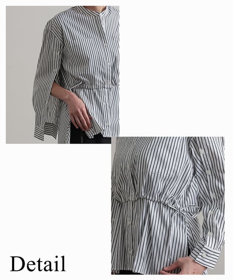 【R2403-ESB700】No collar ensemble blouse (1740796)