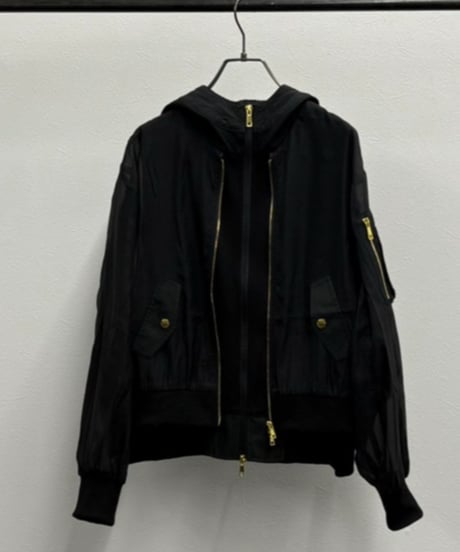 【R2501-MPK778】Shoulder MA-1 hoodie (1740899)