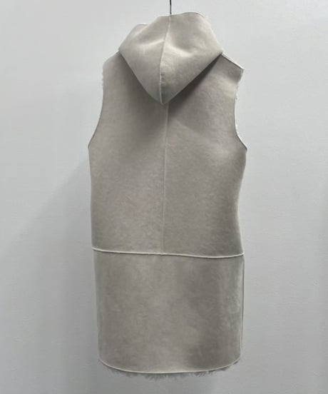 【R2503-RMF870】　Reversible mixed fur hoodie（1680054）