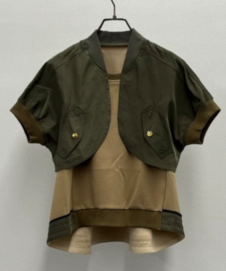 【R2503-SBT861】Short bolero pullover（1740958）
