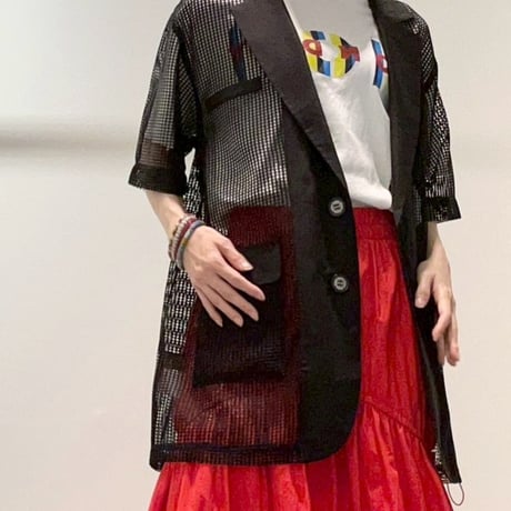 CHANEL ブラック メッシュ ジャケット サイズ36 CHANEL】シャネル『ダブルジャケット size36』P60276V32845