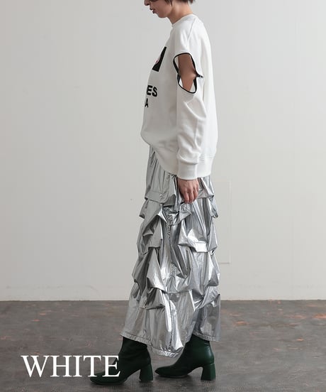 【R2403-ZSW691】Shoulder zip sweat (1740812)