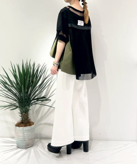 【R2601-BPC933】 Back pleated top (1741058）