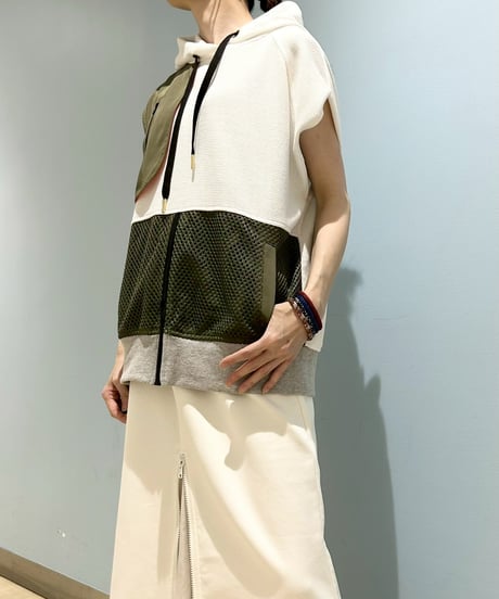 【R2501-MFC793】Military hoodie cut and sew (1740918)