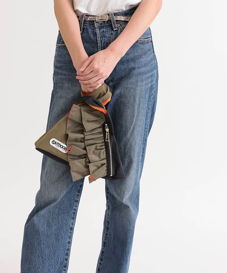 【R2403-TMB29】Triangle ｍini bag with frills (1740825)