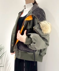 【R2503-BFM836】 Big hoodie MA-1（1680055）