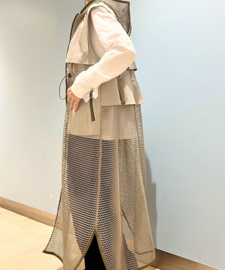 【R2501-MPG788】Mesh gilet (1740894)