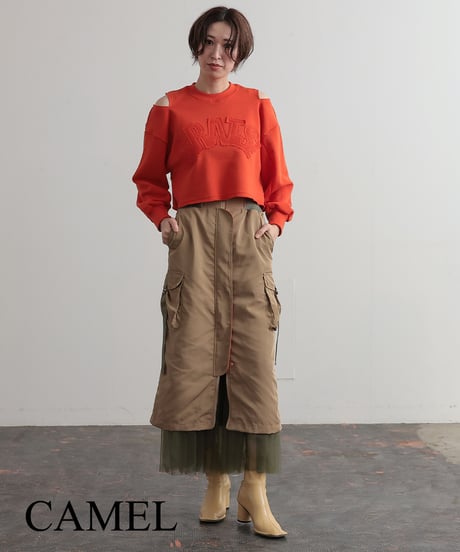 【R2403-MSK665】MA-1 skirt (1740799)