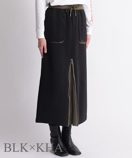 【R2401-MSK585】Front zip tight skirt (1740711)