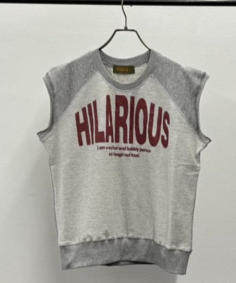 【R2501-LSW851】Logo sweat tank top (1740952）