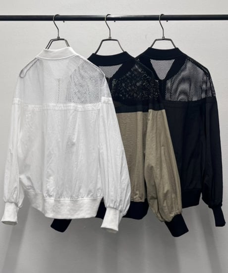 【R2601-MBZ1026】 Shoulder mesh blouson （1741095）