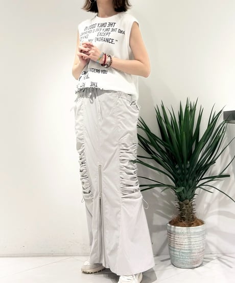 【R2601-ZSS966】 Zip shearing skirt（1741079）