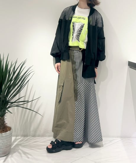 【R2601-MBZ1026】 Shoulder mesh blouson （1741095）