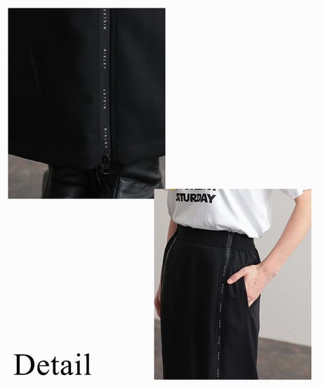 【R2403-ZSK421】2Way long  zip skirt（1740557）