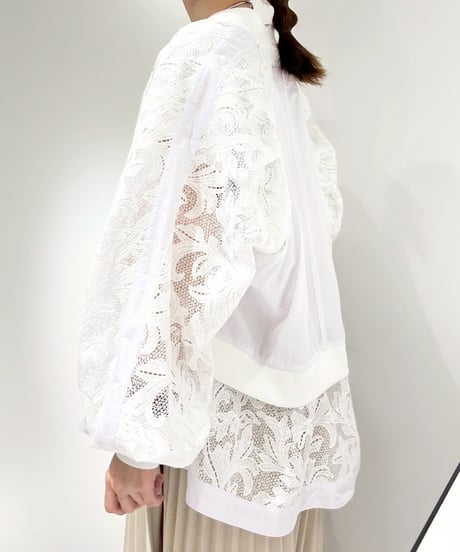 【R2501-RBZ802】２way lace blouson (1740919)