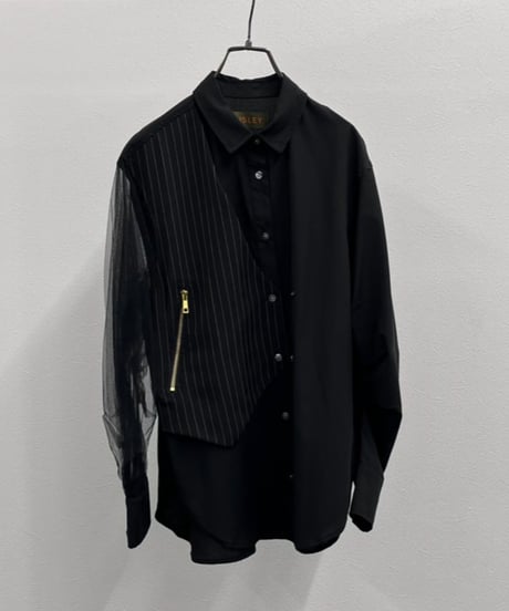 【R2501-BSH761】Shirt with vest (1740876)