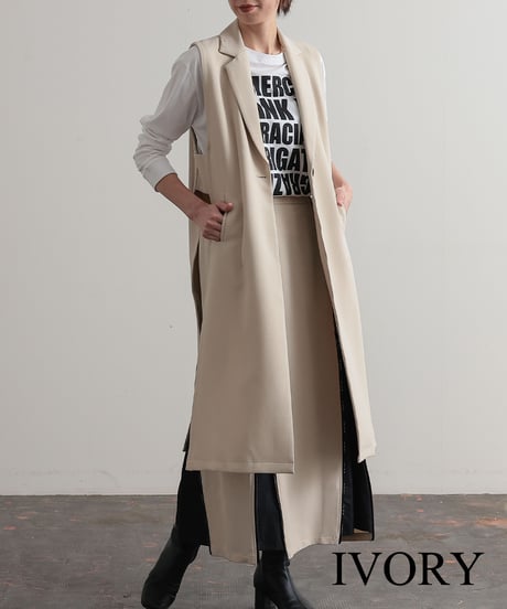 【R2403-GL376】 Tailored gilet (1740508)