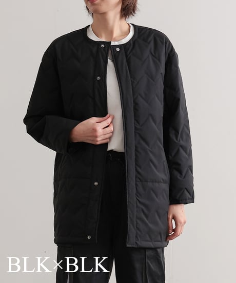 【R2303-DMJ543】Medium no collar down coat (2260009)