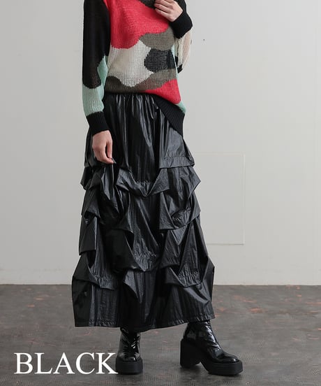 【R2403-MTS669】Metallic skirt (1740810)