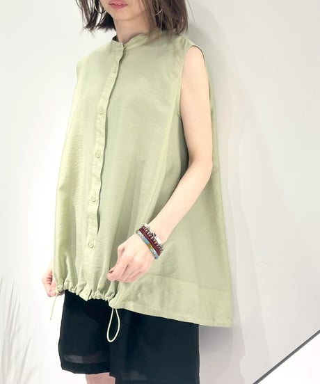 【R2601-DBL969】 Drawstring blouse  (1741084）