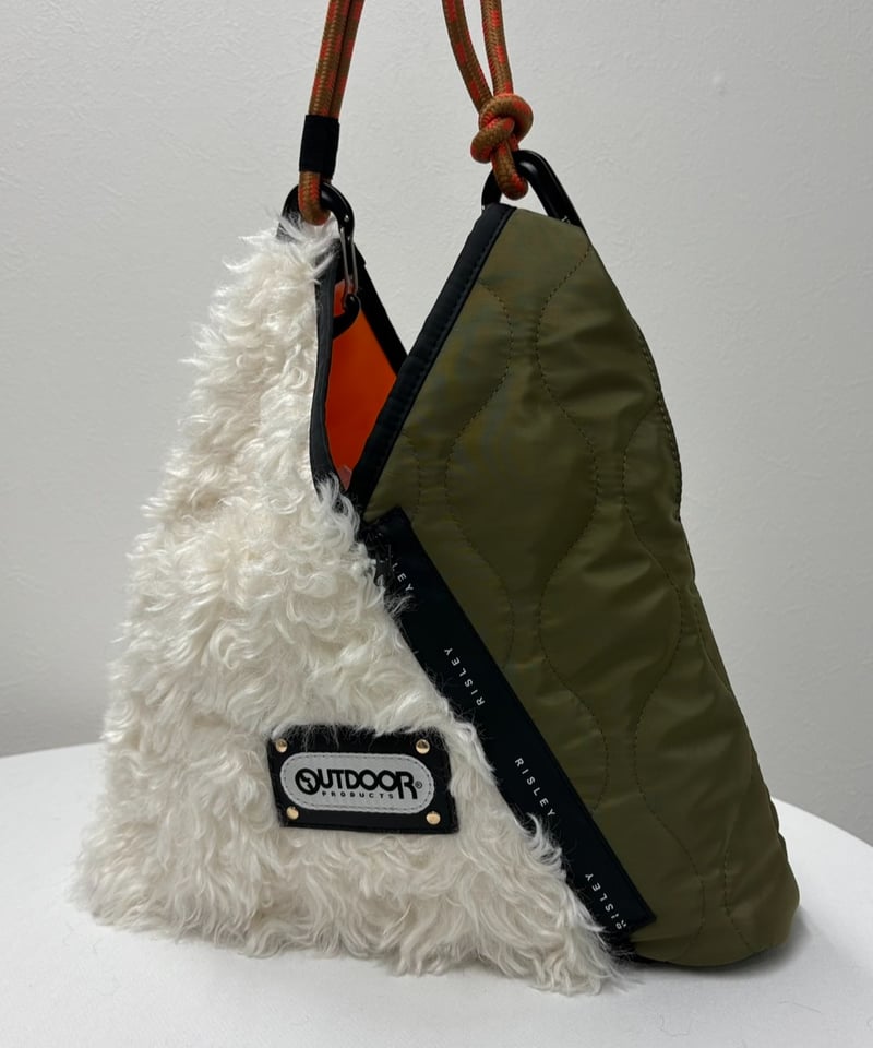 RISLEY リズレー Triangle fur bag R2503-FQB45】Triangle fur quilt mini bag（174098