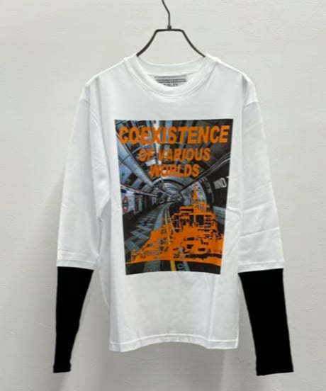 【R2503-PLT863】Printed long t-shirt（1740968）