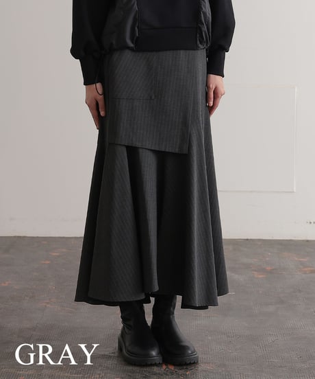 【R2403-SSK737】Wrapped skirt (1740847)