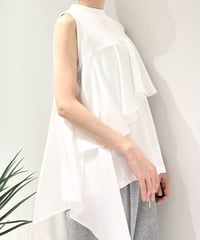 【R2501-FHC814】Frill high neck cut and sew（1740931）