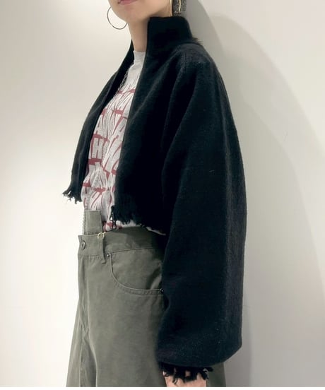 【R2503-NBL893】 2-way knit bolero（1741010）
