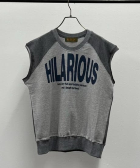 【R2501-LSW851】Logo sweat tank top (1740952）