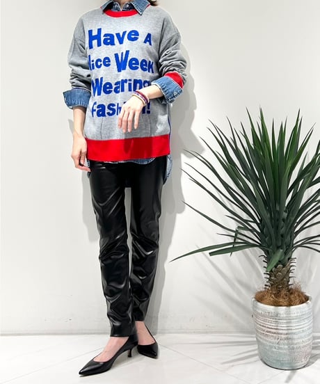 【R2403-FLP716】Leggings pants (1740852)