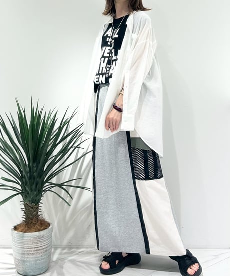 【R2601-SOS1066】 Slit sleeve shirt（1741147）