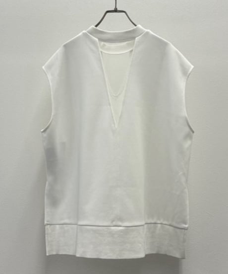【R2503-HNV871】Sleeveless high neck sweatshirt（1740983）