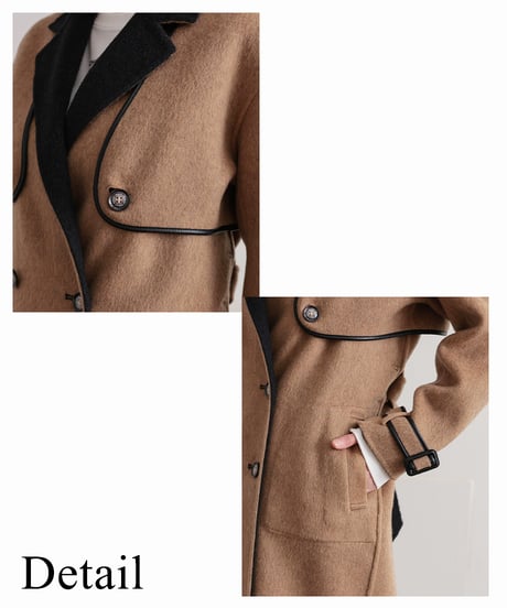 【R2403-REC684】Reversible ensemble coat (1680039)
