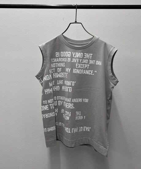 【R2601-RTP972】 Logo tank top (1741072）