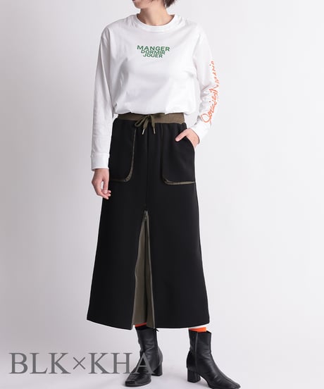 【R2401-MSK585】Front zip tight skirt (1740711)