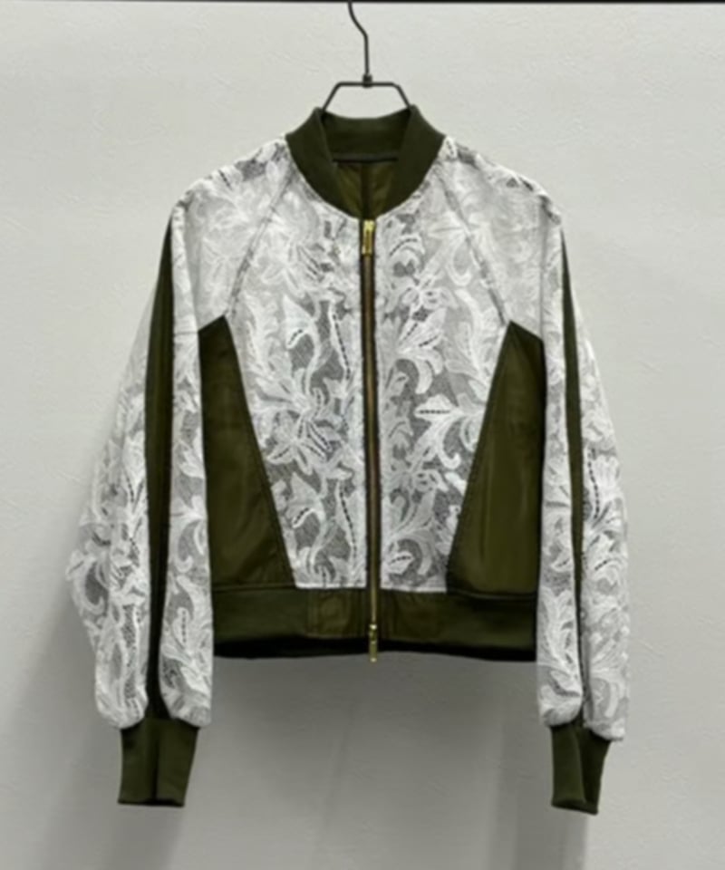 RISLEY Back pleats blouson シアー ブラック 近年 R2501-RBZ802】2way lace blouson (1740919) | RIS