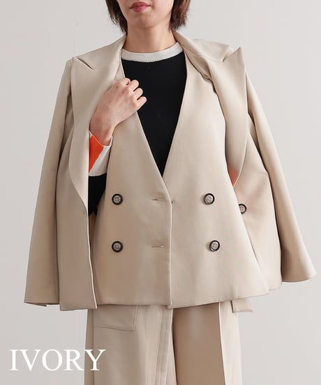 【R2403-SJK743】Tailor collar shoulder jacket（1740861）