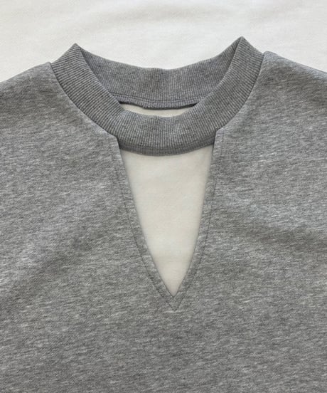 【R2503-HNV871】Sleeveless high neck sweatshirt（1740983）